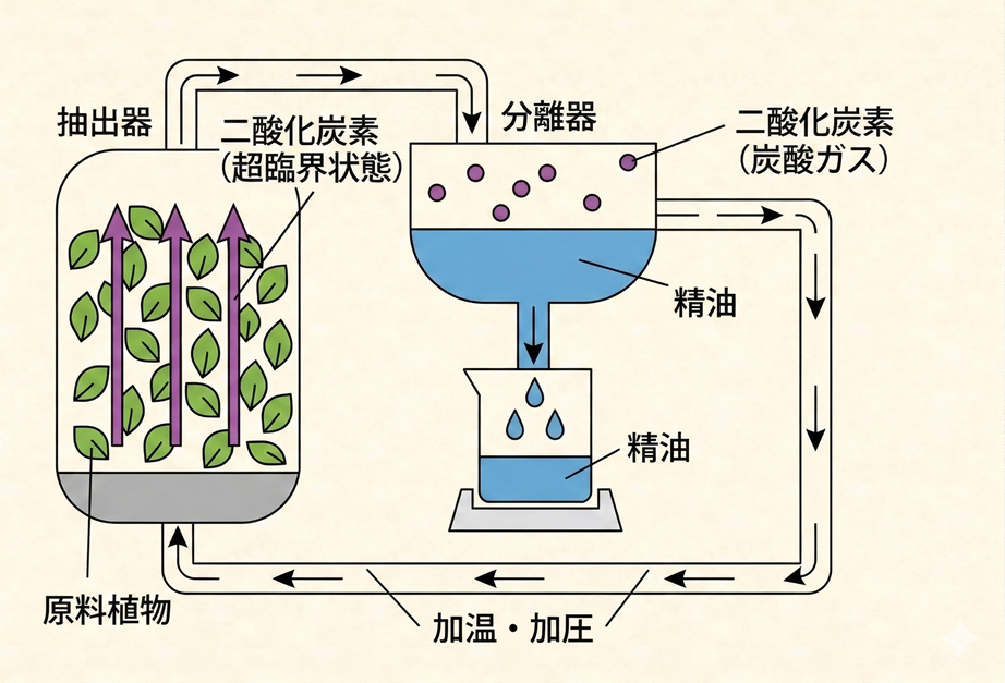 超臨界流体抽出法の写真
